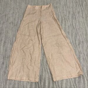 Elevenses Stylish Tan Linen pants
